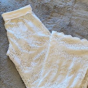 Lightly Used Crochet Beach Cover Up Pants